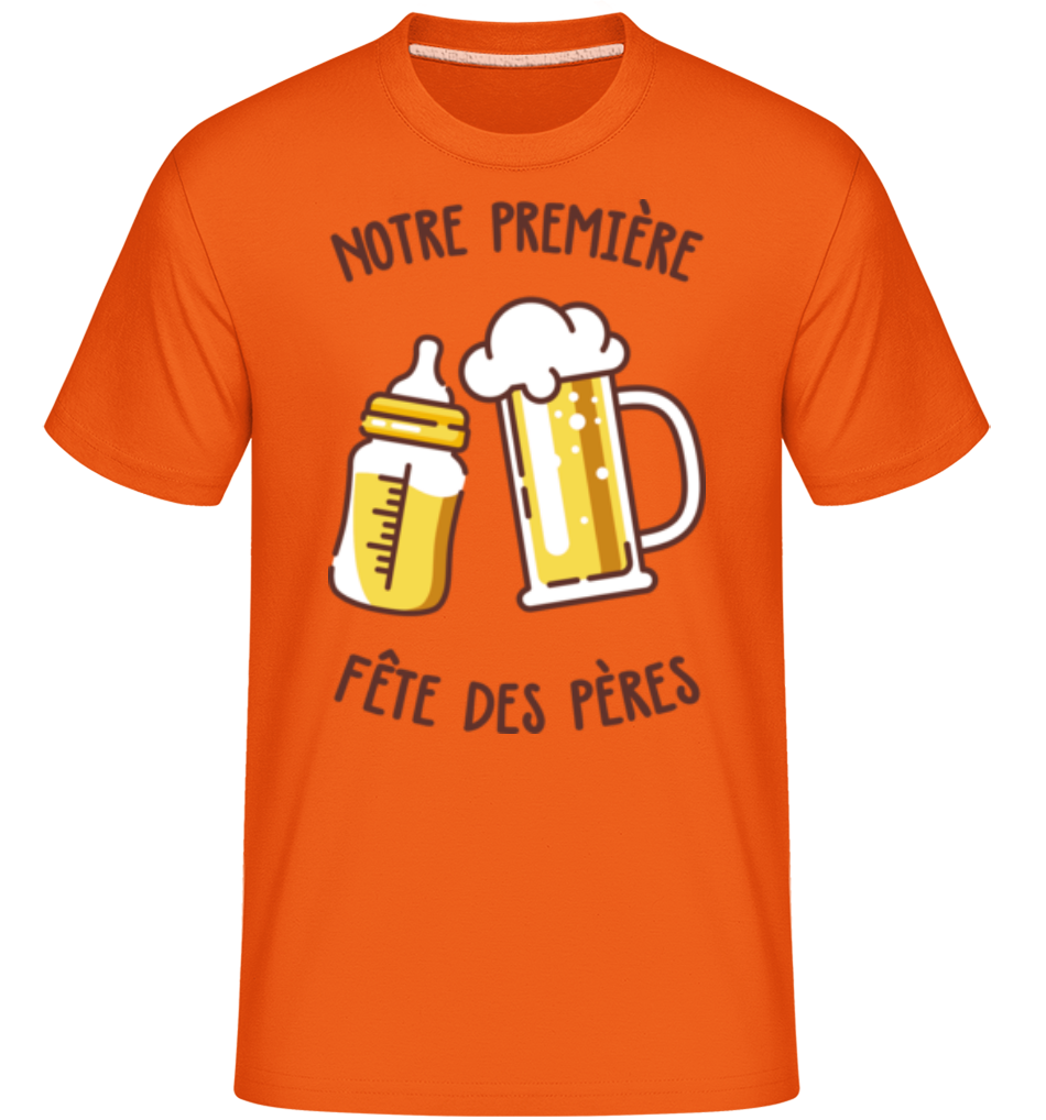 Notre Première Fête Des Pères ·  T-Shirt Shirtinator homme