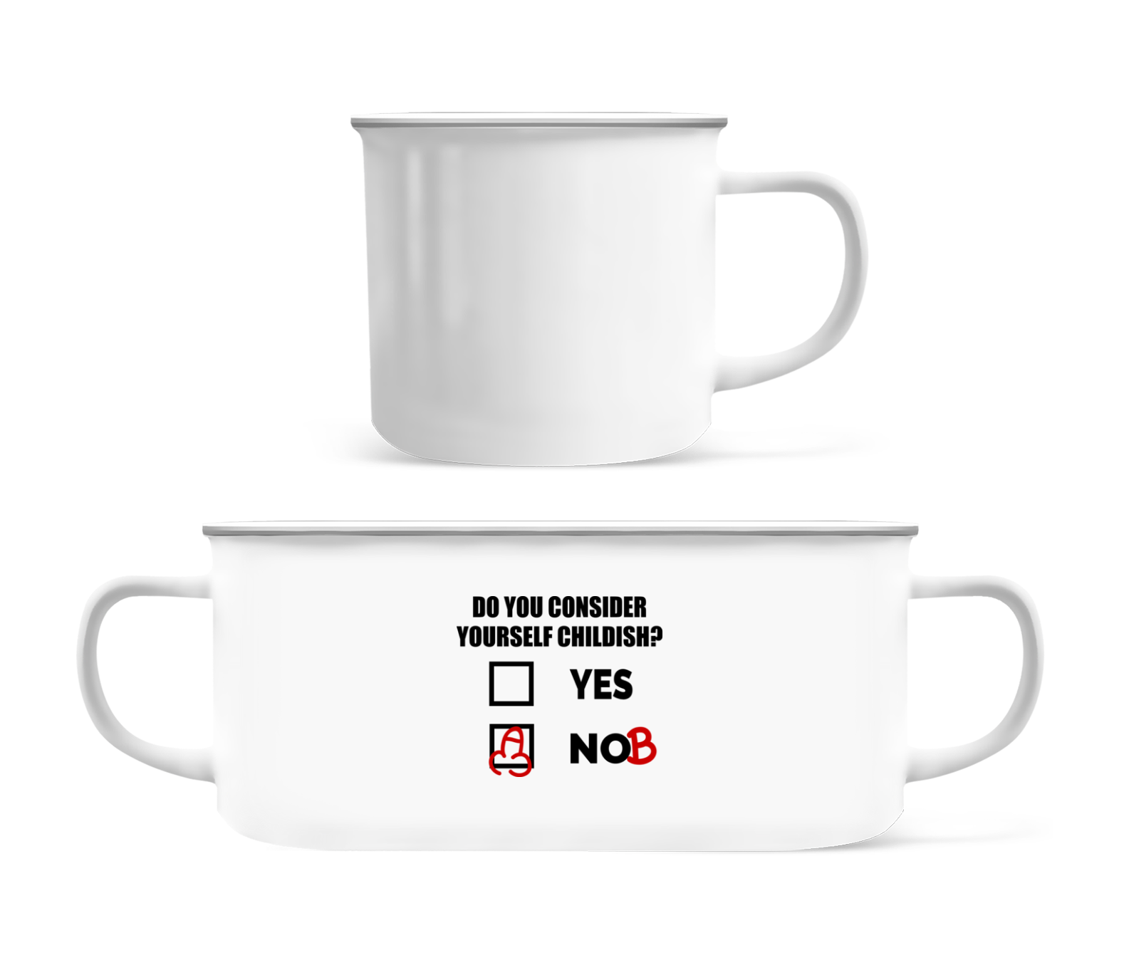 Are You Childish? · Tasse Émaillée