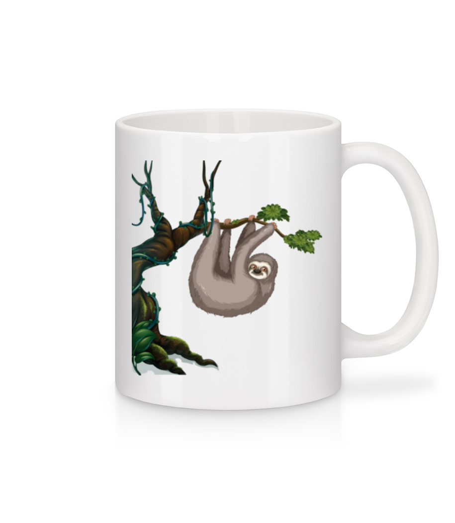 Indolence Se Bloque Sur L'Arbre · Mug en céramique blanc
