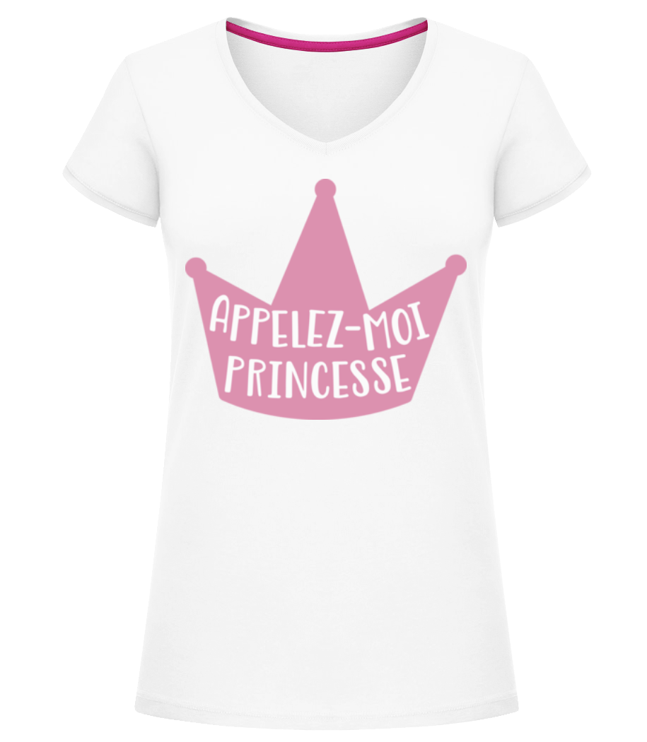 Appelez-Moi Princesse · T-shirt col en V Femme