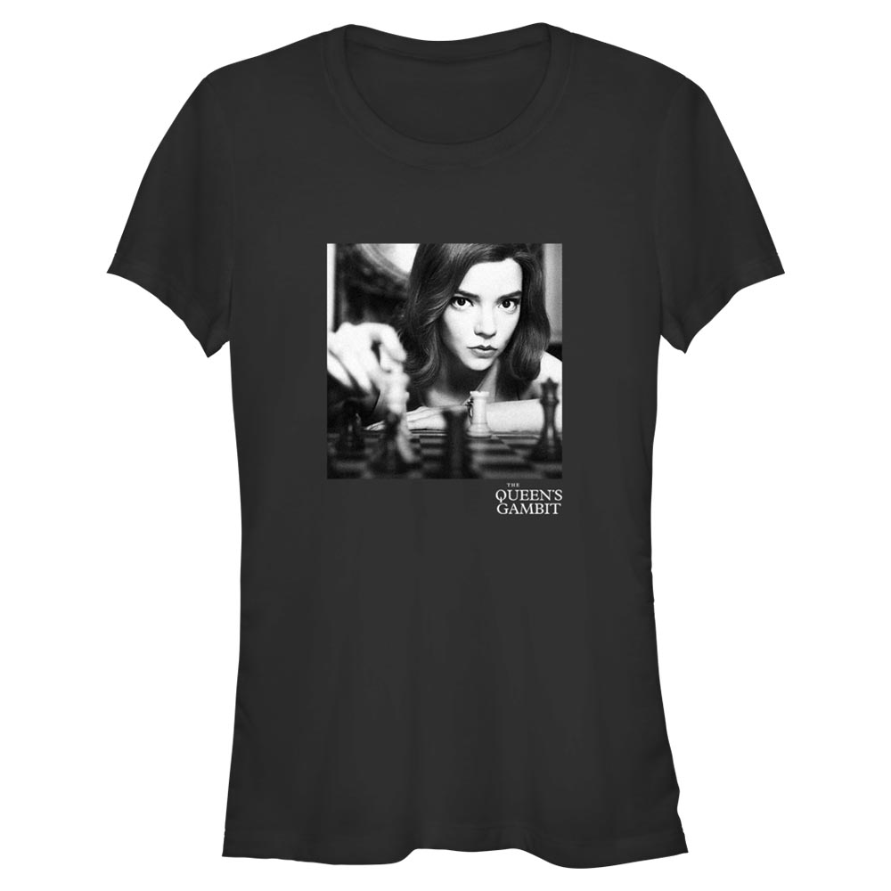 Netflix - Le jeu de la dame - Beth Harmon Checkmate Photo Real - Femme T-shirt