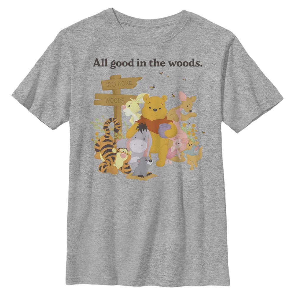 Disney - Winnie l'ourson - Photo de groupe Pooh In The Woods - Enfant T-shirt