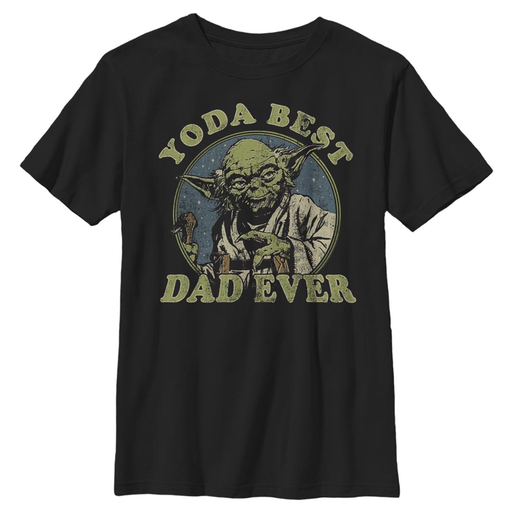 Star Wars - Texte Yoda Dad - Father's Day - Enfant T-shirt