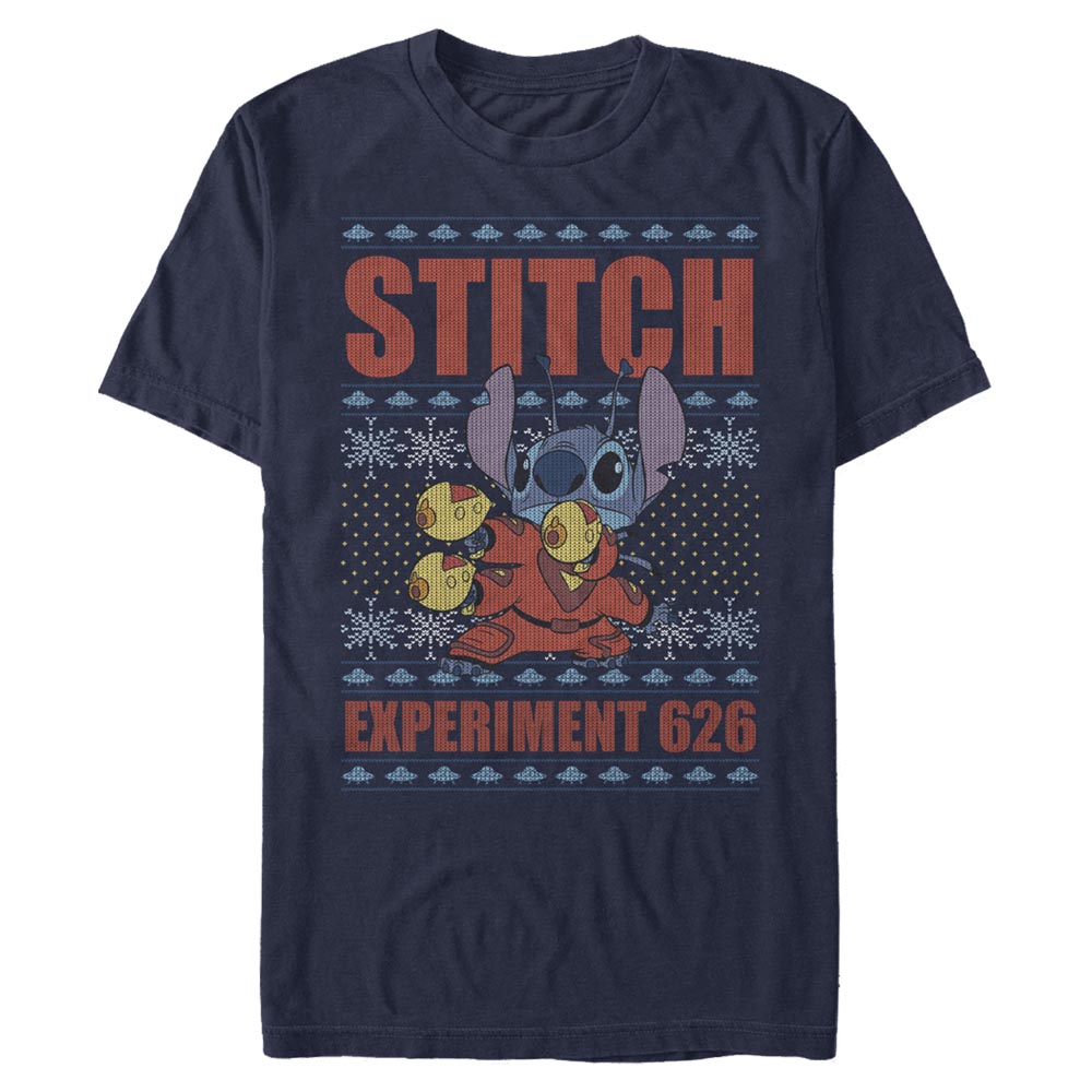 Disney Classics - Lilo & Stitch - Stitch Experiment 626 - Christmas - Homme T-shirt