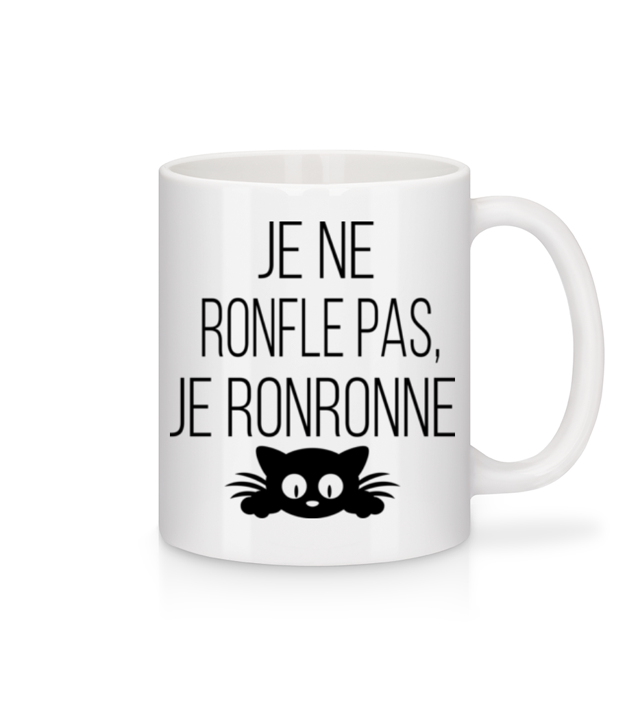 Je Ne Ronfle Pas · Mug en céramique blanc