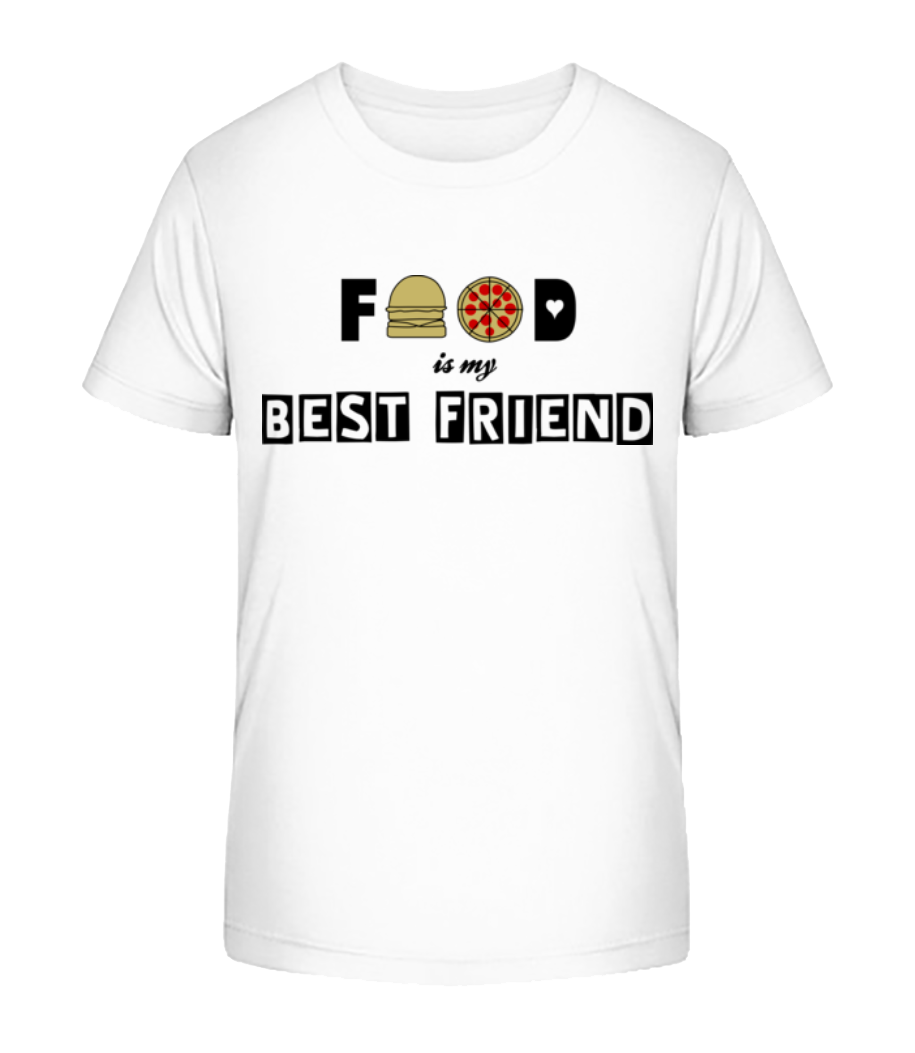 Food Is My Best Friend · T-shirt bio Enfant Stanley Stella 2.0