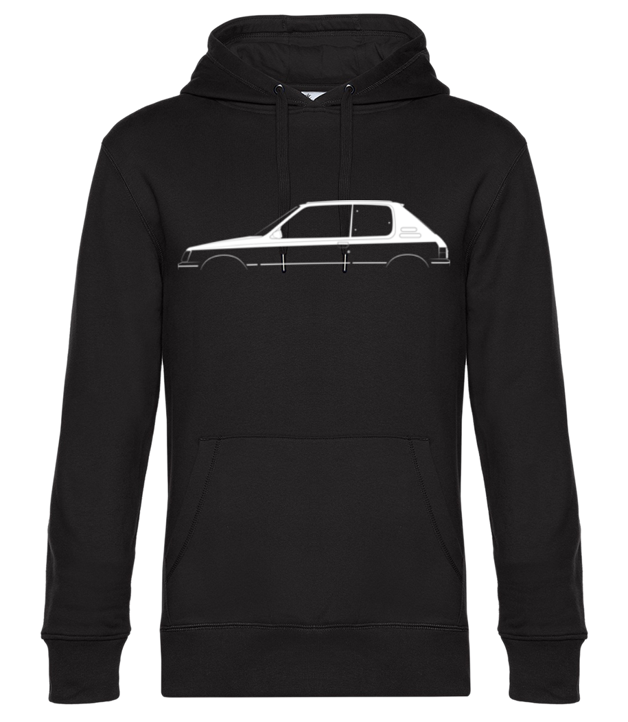 'Peugeot 205 GTI' Silhouette · Sweat à capuche standard homme