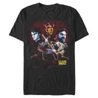 Star Wars - The Clone Wars - Skupina Veruses Mode - Men's T-Shirt - Black - Front Star Wars - The Clone Wars - Skupina Veruses Mode - Men's T-Shirt - Black - Front