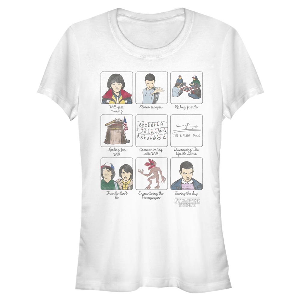 Netflix - Stranger Things - Photo de groupe Story - Femme T-shirt