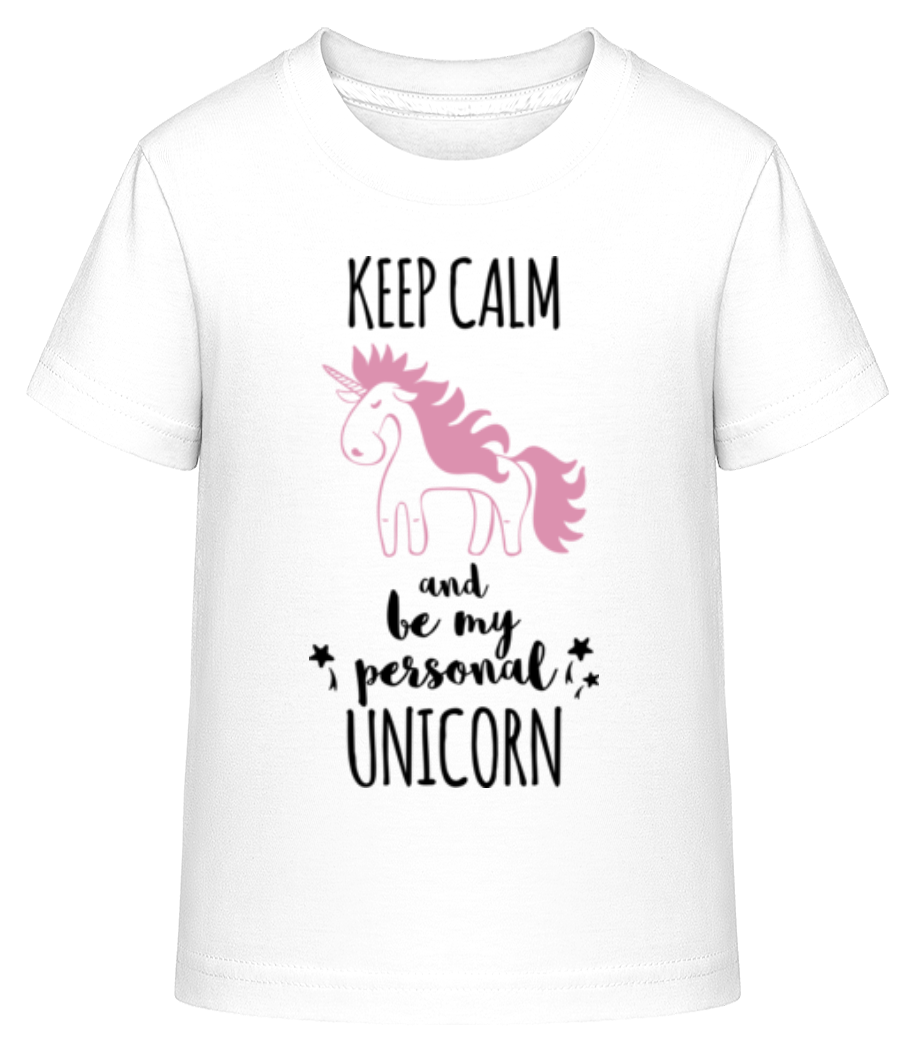 Aperçu: Be My Personal Unicorn - T-shirt shirtinator Enfant - Blanc - Devant