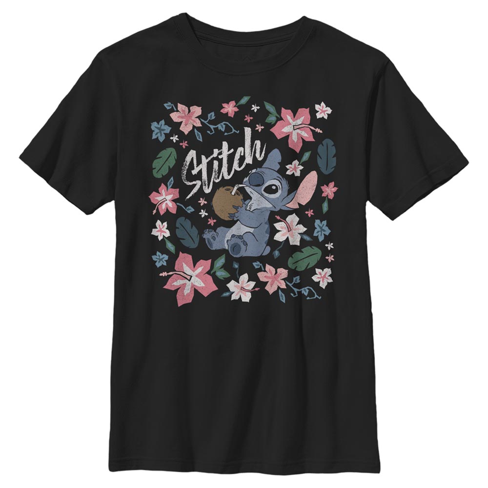 Disney - Lilo & Stitch - Stitch Tropical - Enfant T-shirt