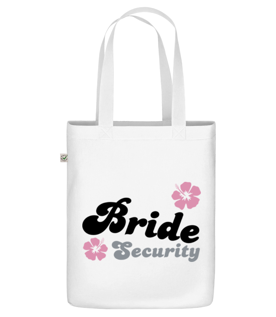 Bride Security Flowers · Sac en toile bio