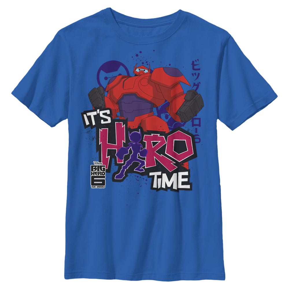 Disney - Les Nouveaux Héros - Hiro & Baymax Hero Time Baymax - Enfant T-shirt