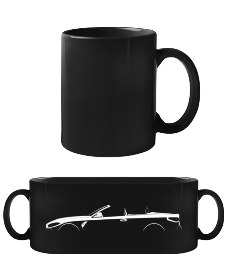 'BMW M4 Cabrio G83' Silhouette · Tasse Noire