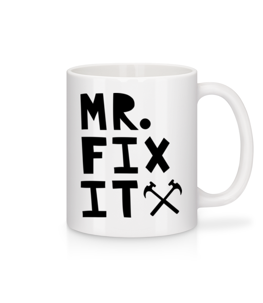 Mr Fix It - Mug en céramique blanc - Blanc - Devant