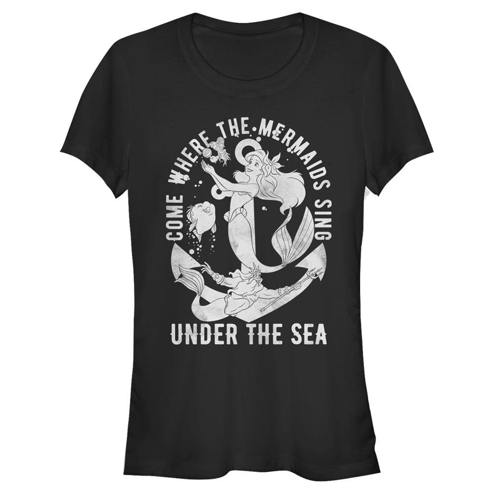 Disney - Ariel La Petite Sirène - Photo de groupe Hip Mer - Femme T-shirt
