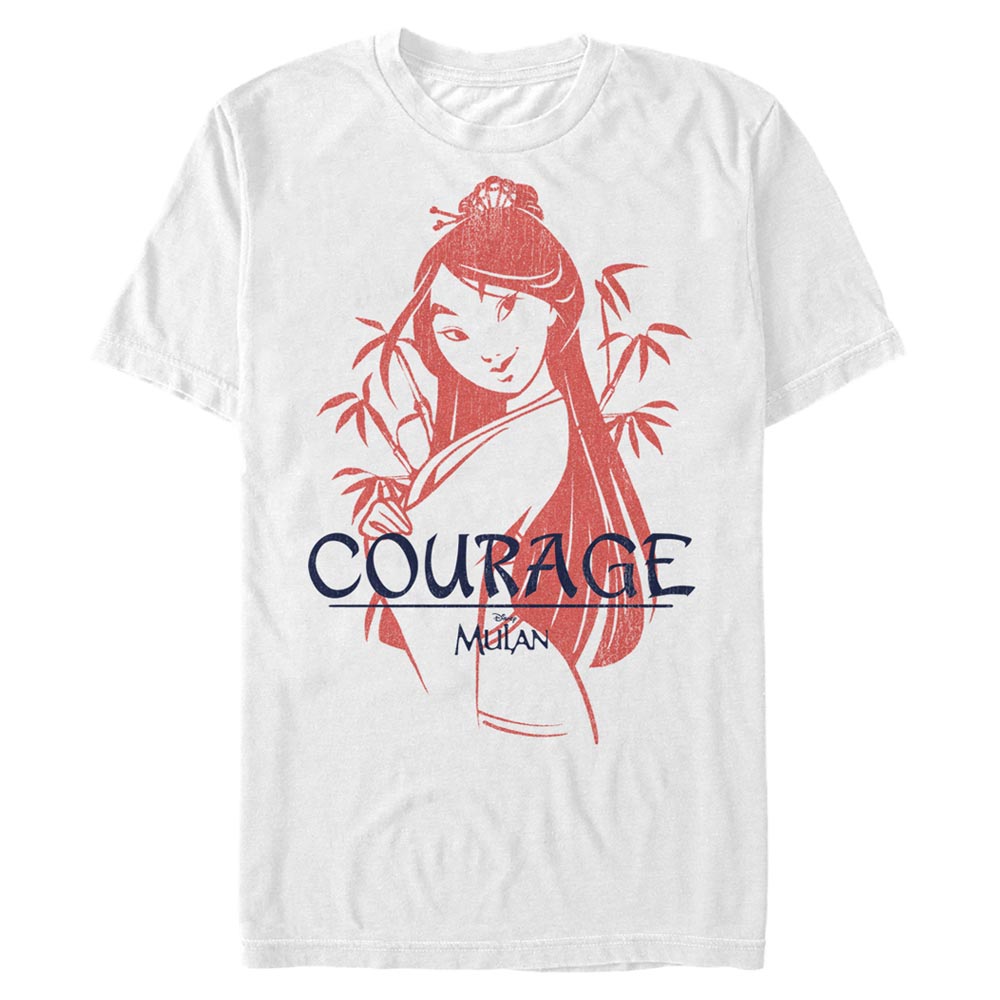 Aperçu: Disney - Mulan - Mulan Warrior - Homme T-shirt - Blanc - Devant