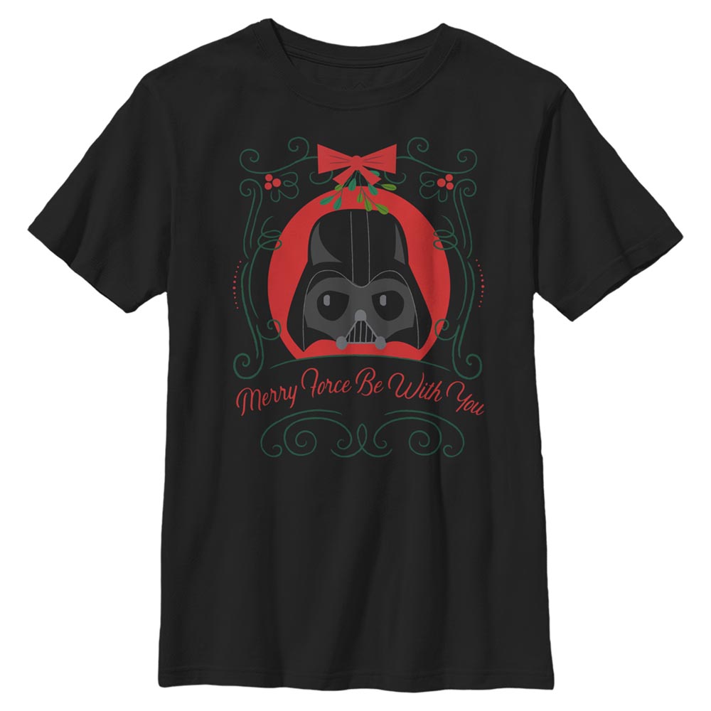Star Wars - Darth Vader Merry Force - Weihnachten - Kinder T-Shirt