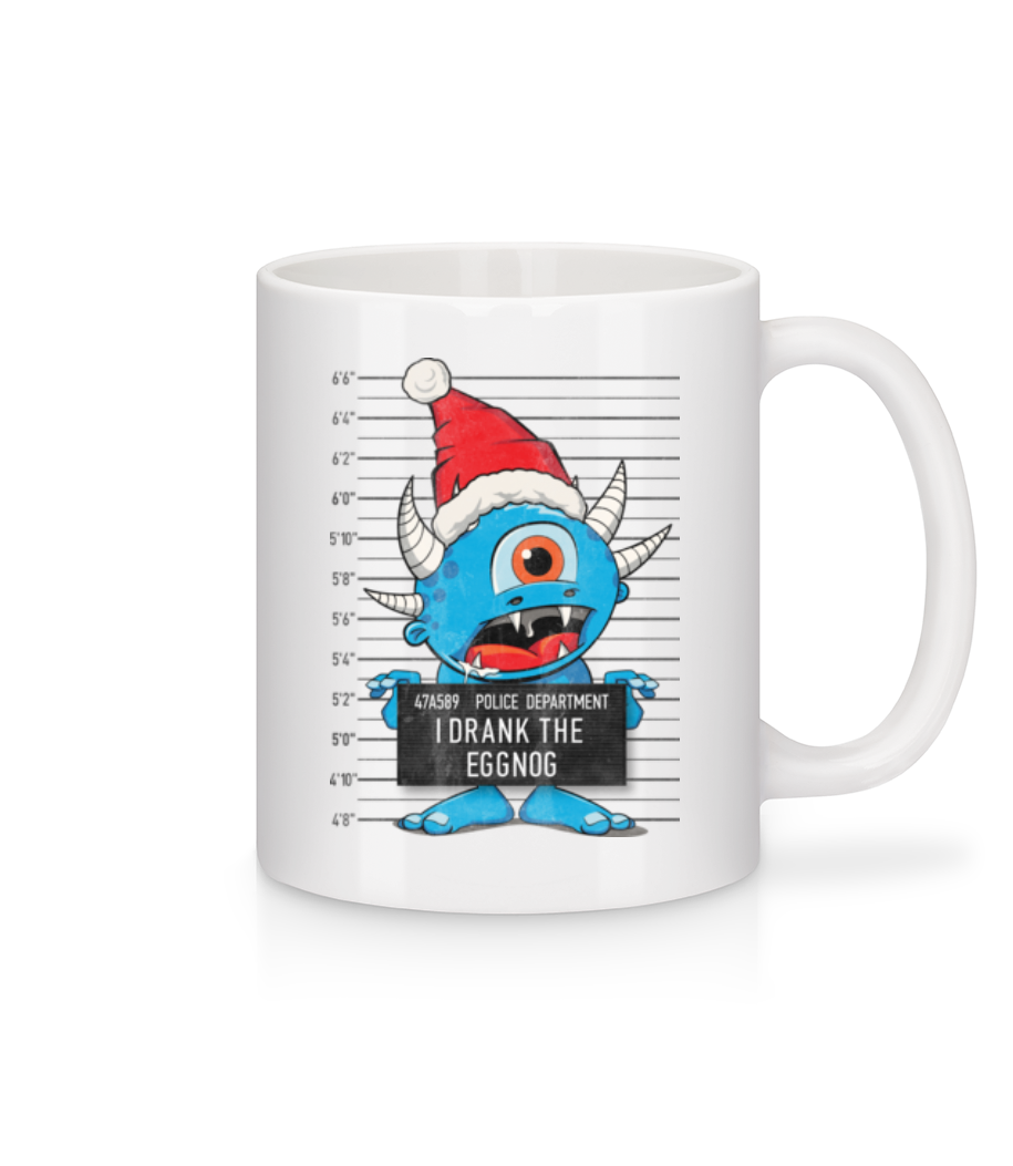 Photo Criminelle De Noël Monstre · Mug en céramique blanc