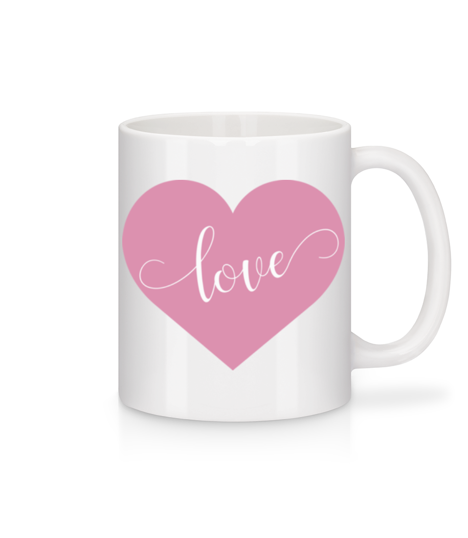 Aperçu: Love - Mug en céramique blanc - Blanc - Devant