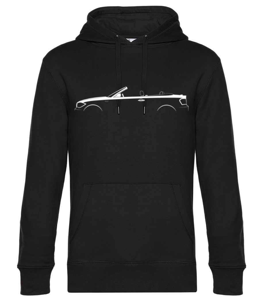 Aperçu: 'BMW 1 Series Cabrio (E88)' Silhouette - Sweat à capuche premium Unisexe - Noir - Devant
