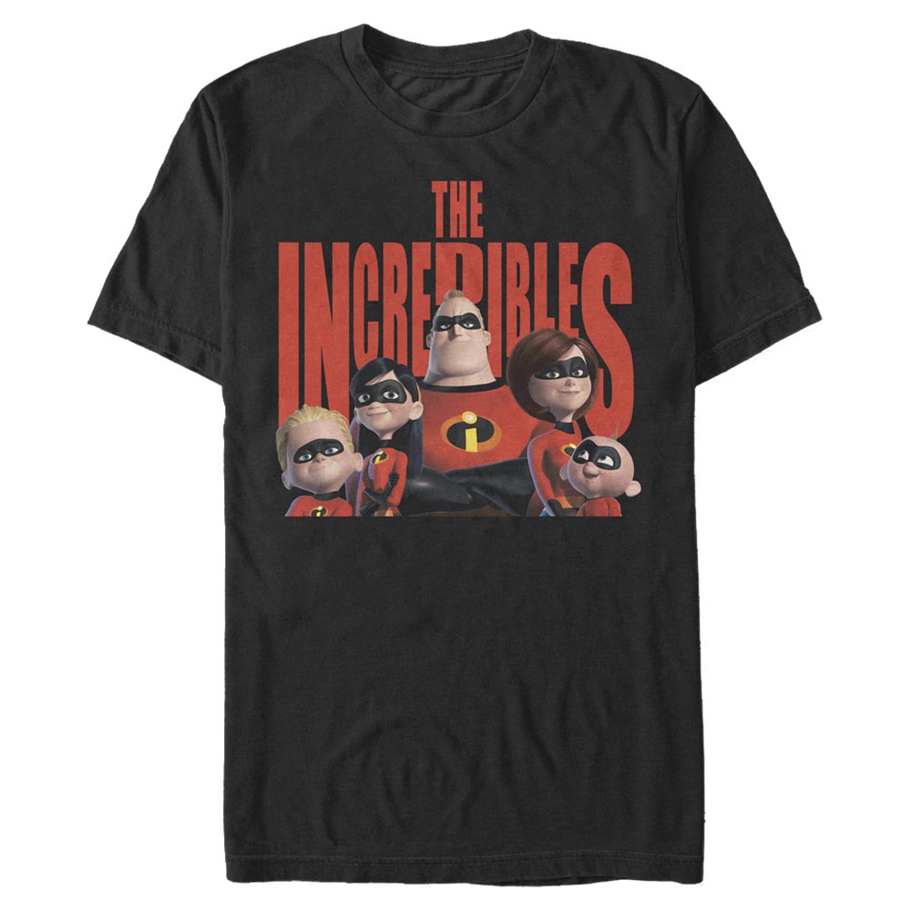 Pixar - Les Indestructibles - Photo de groupe Title Head - Homme T-shirt