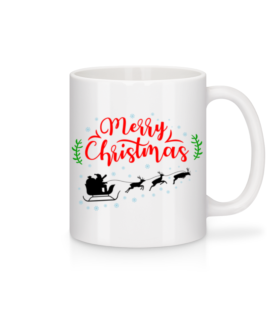 Merry Christmas · Mug en céramique blanc