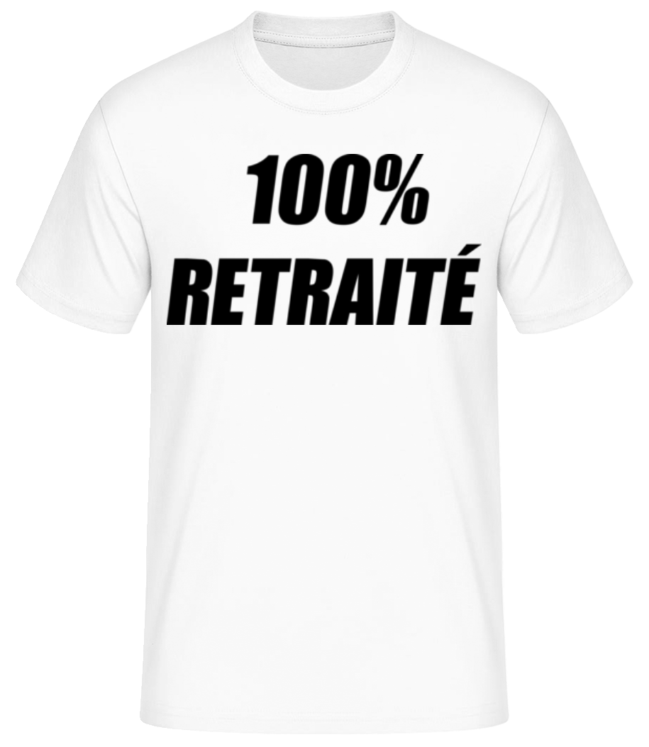 100% Retraité · T-shirt standard Homme