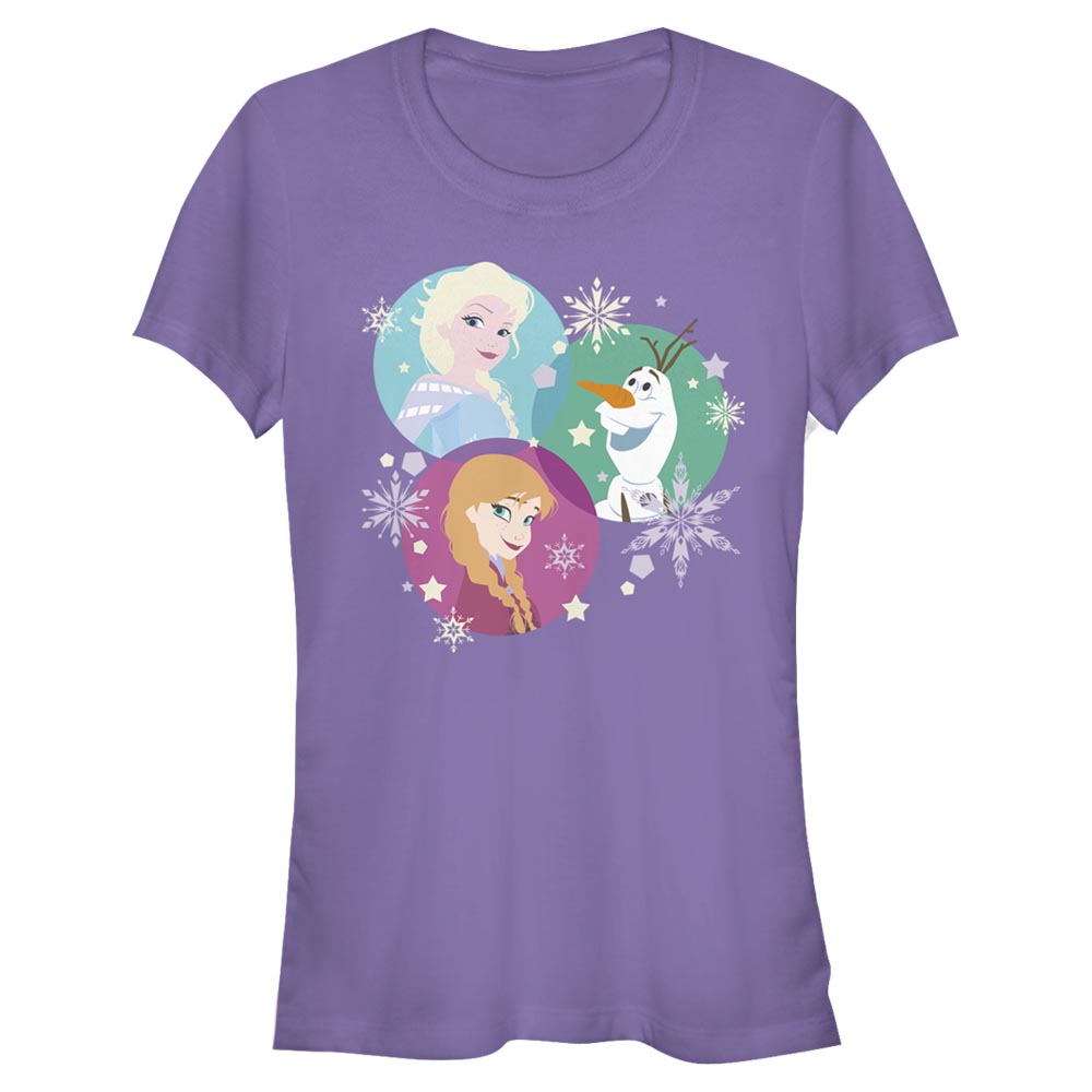 Disney - La Reine des neiges - Photo de groupe Tri Sphere Snow - Femme T-shirt