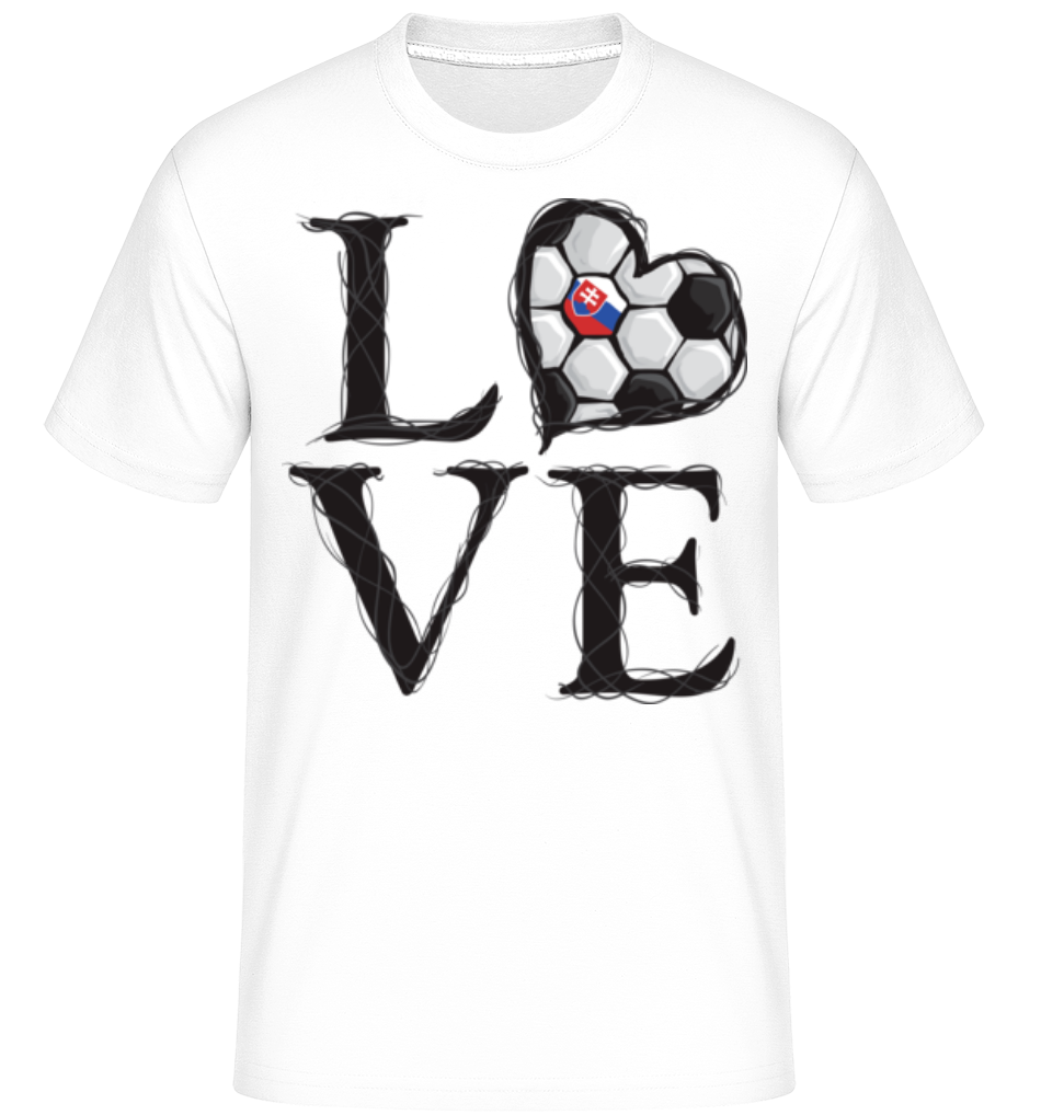 Football Amour Slovaquie ·  T-Shirt Shirtinator homme