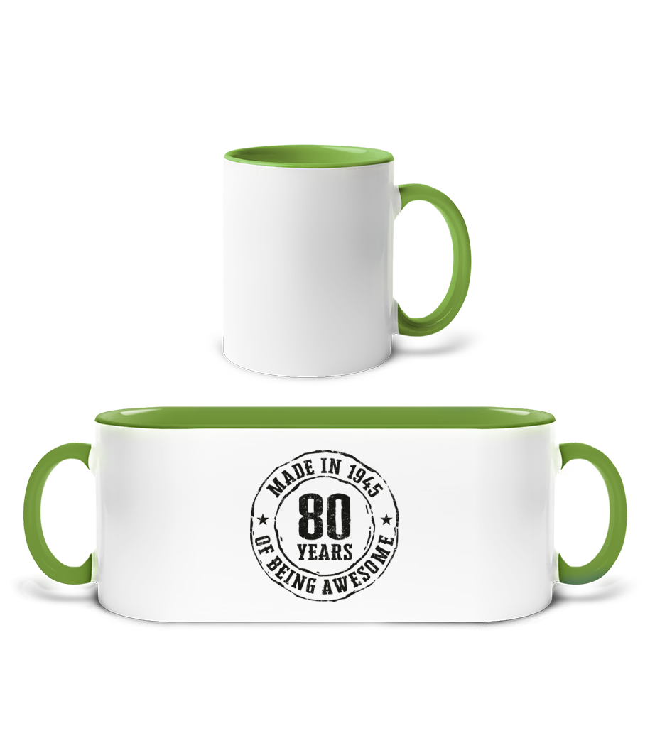 Blanc / Vert pomme