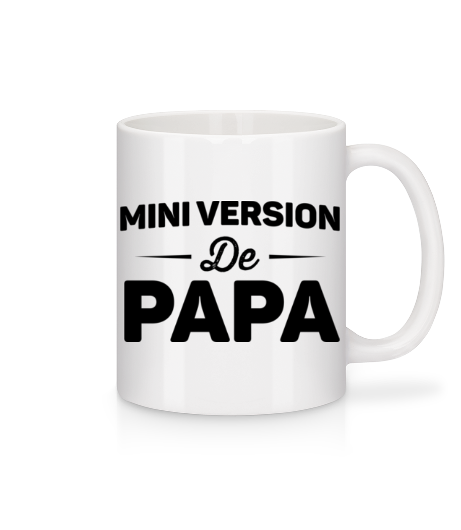 Mini Version De Papa · Mug en céramique blanc