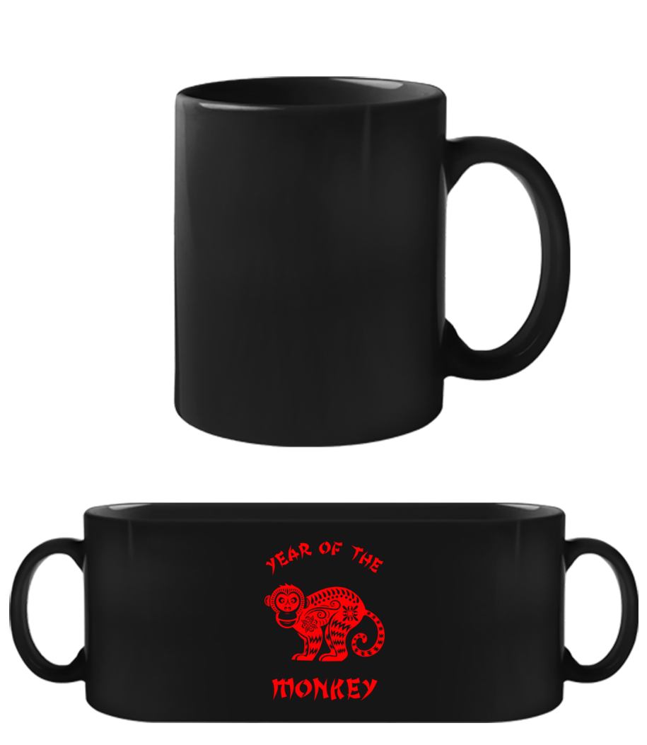 Chinese Zodiac Year Of The Monkey · Tasse Noire
