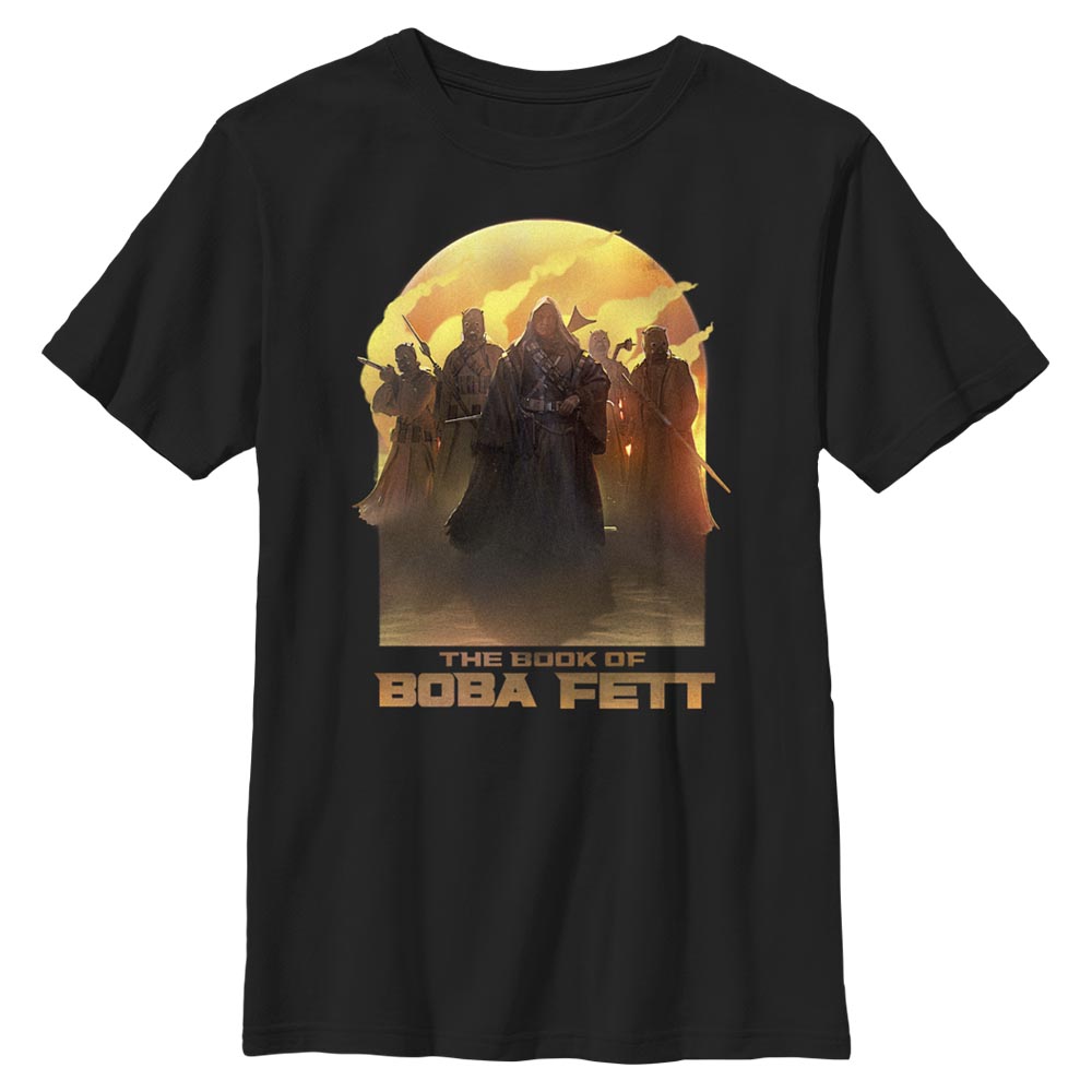 Star Wars - Book of Boba Fett - Gruppe Leading By Example - Kinder T-Shirt