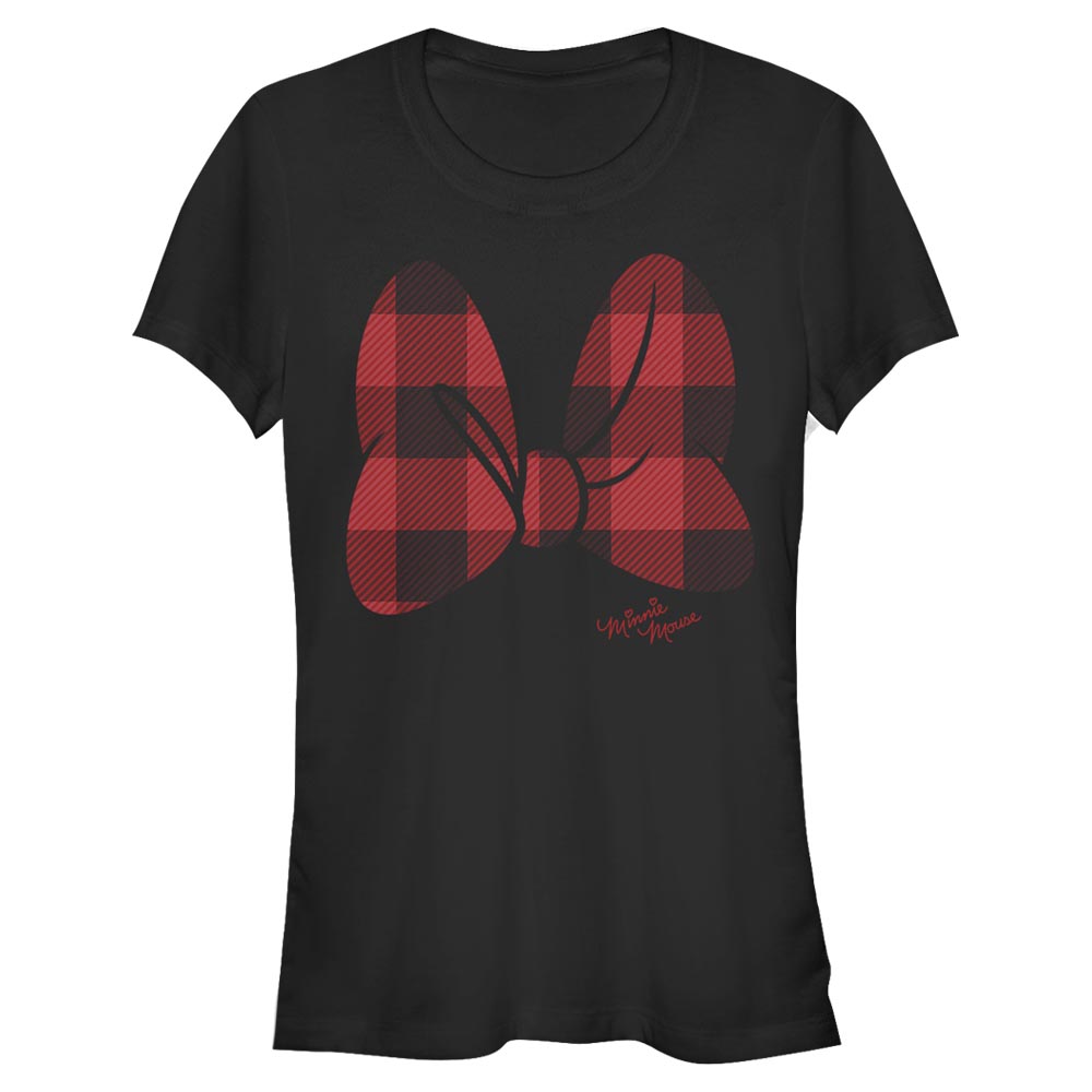 Disney Classics - Mickey Mouse - Minnie Mouse Plaid Bow - Femme T-shirt