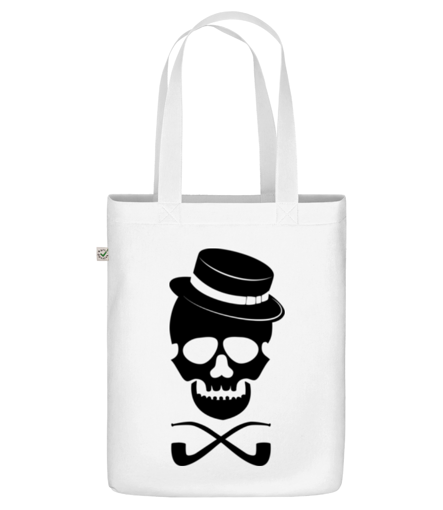 Crâne Avec Chapeau · Sac en toile bio