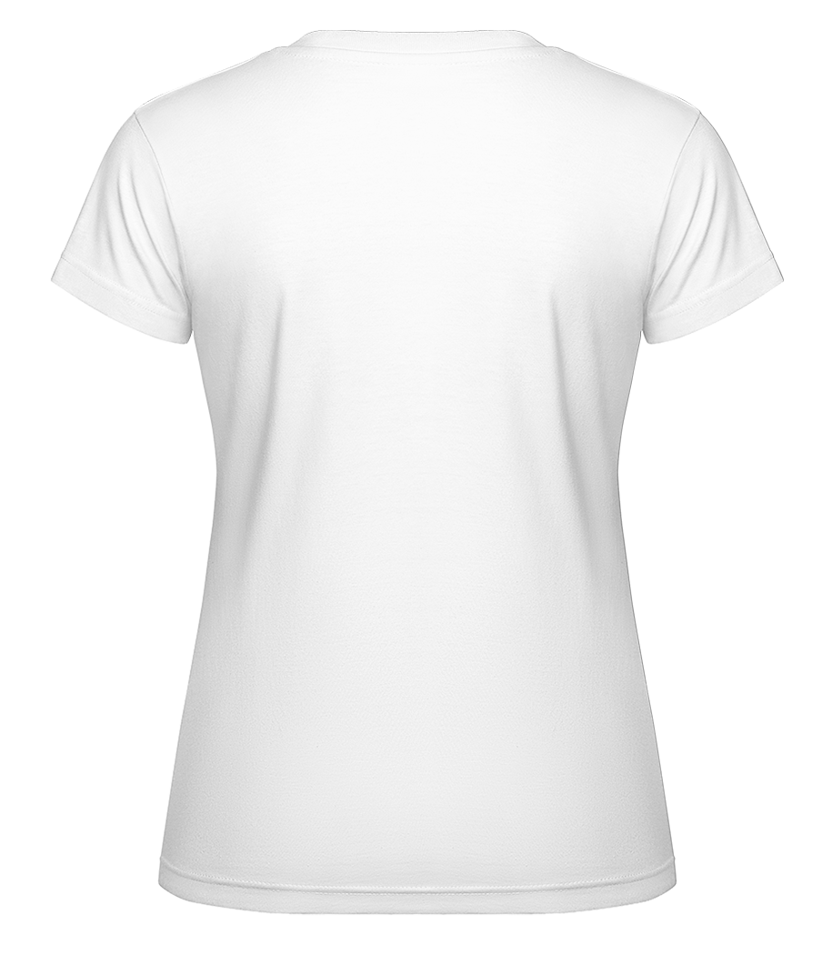 Aperçu: T-shirts dame en promotion - Blanc - Derrière