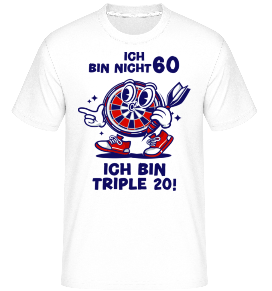 60 Geburtstag Dart Triple 20 · Shirtinator Männer T-Shirt
