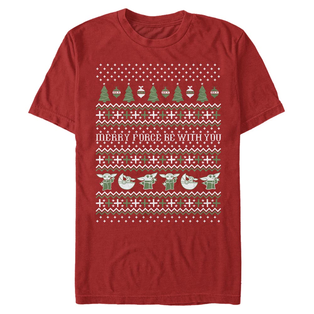 Star Wars - The Mandalorian - L'Enfant Ugly Sweater - Christmas - Homme T-shirt
