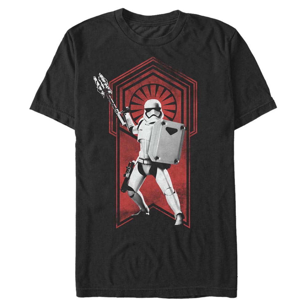 Star Wars - The Force Awakens - Stormtrooper Nines Order Flag - Männer T-Shirt