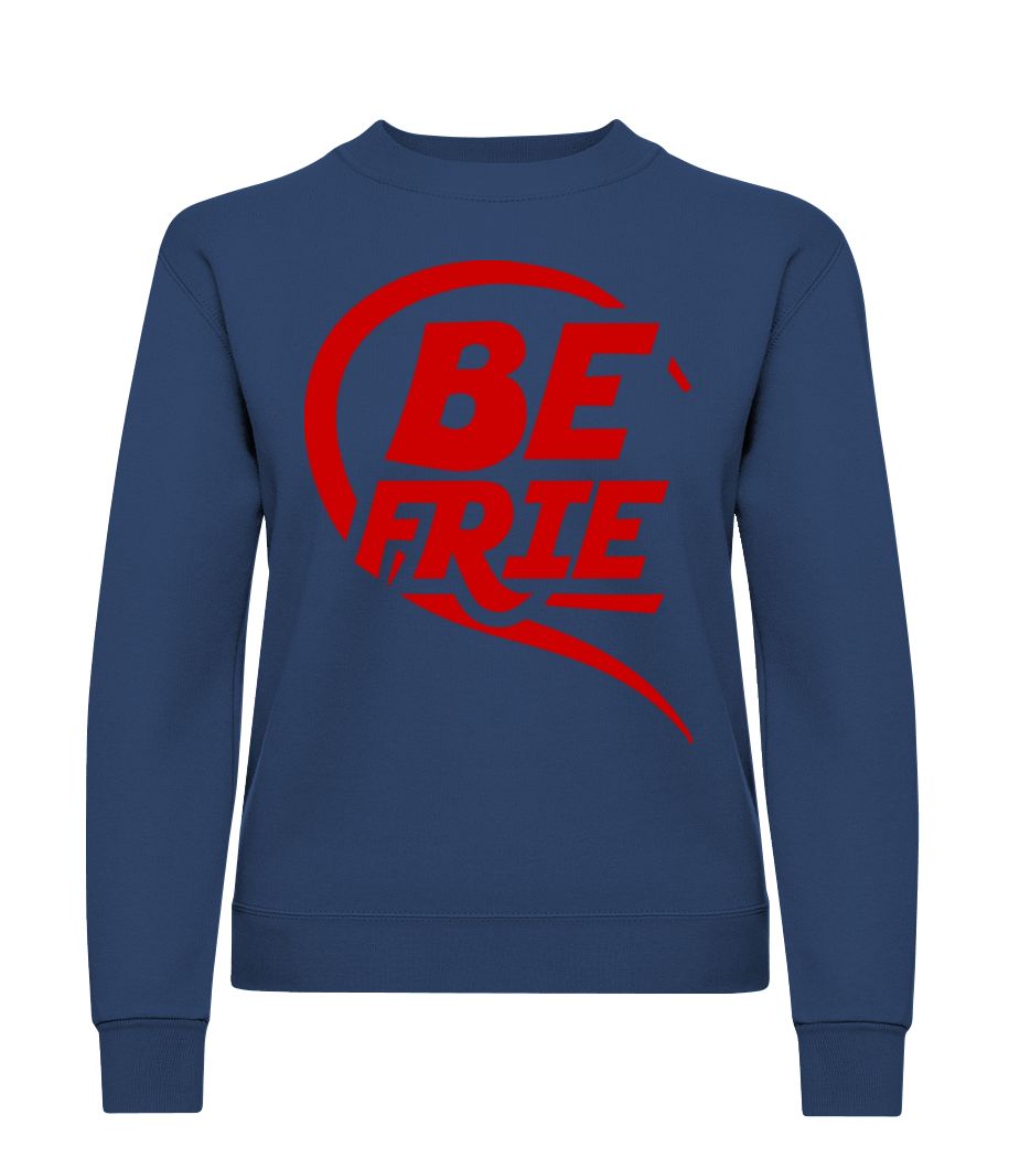 Aperçu: Best Friends - Sweatshirt Femme - Bleu marine - Devant