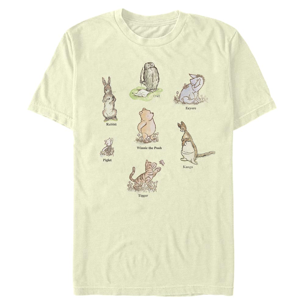 Disney - Winnie l'ourson - Photo de groupe Winnie Poster - Homme T-shirt