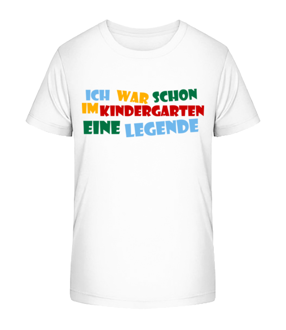 Kindergarten Legende · Kinder Bio T-Shirt Stanley Stella 2.0