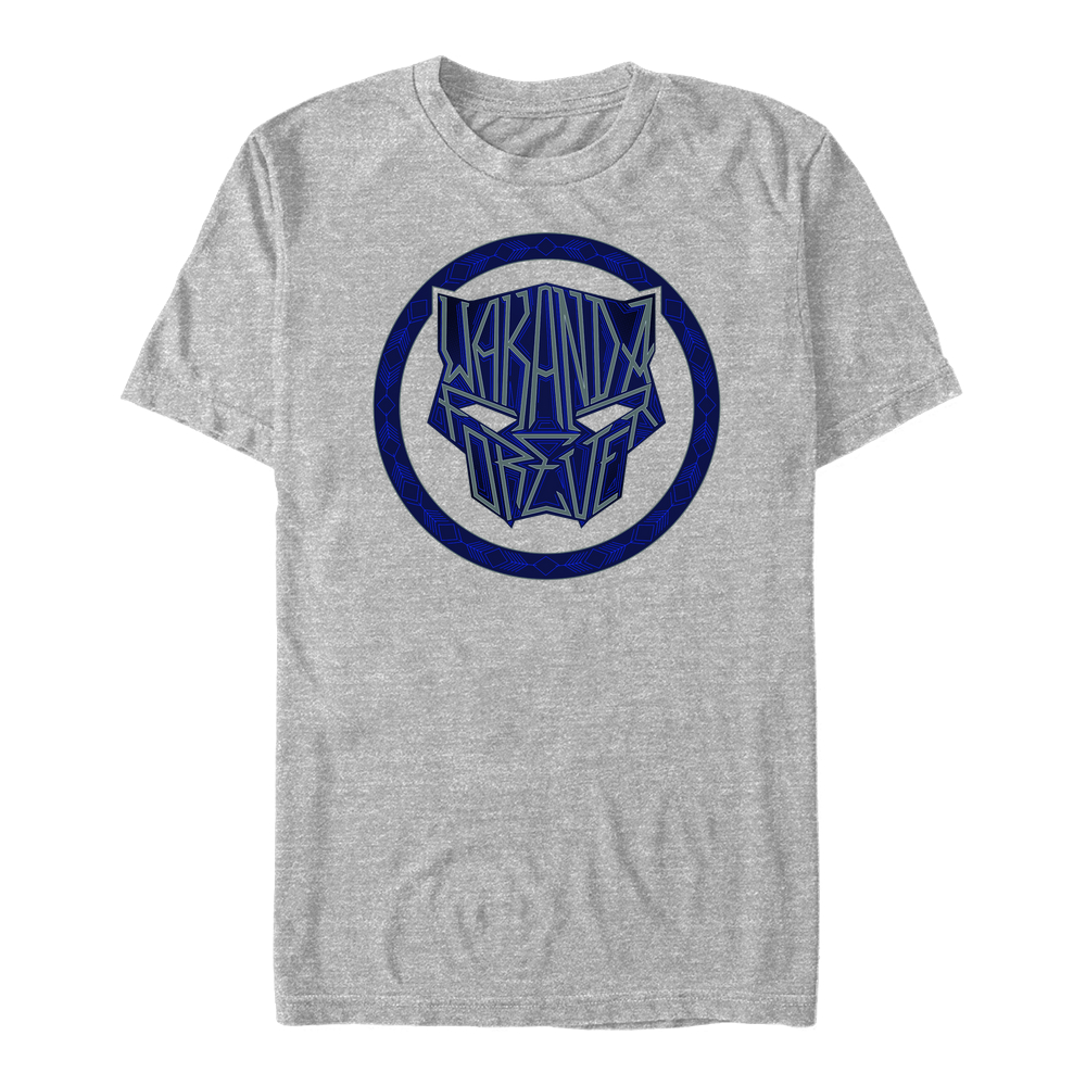 Marvel - Panthère noire Wakanda pour toujours - Logo Sigil Phrase - Homme T-shirt