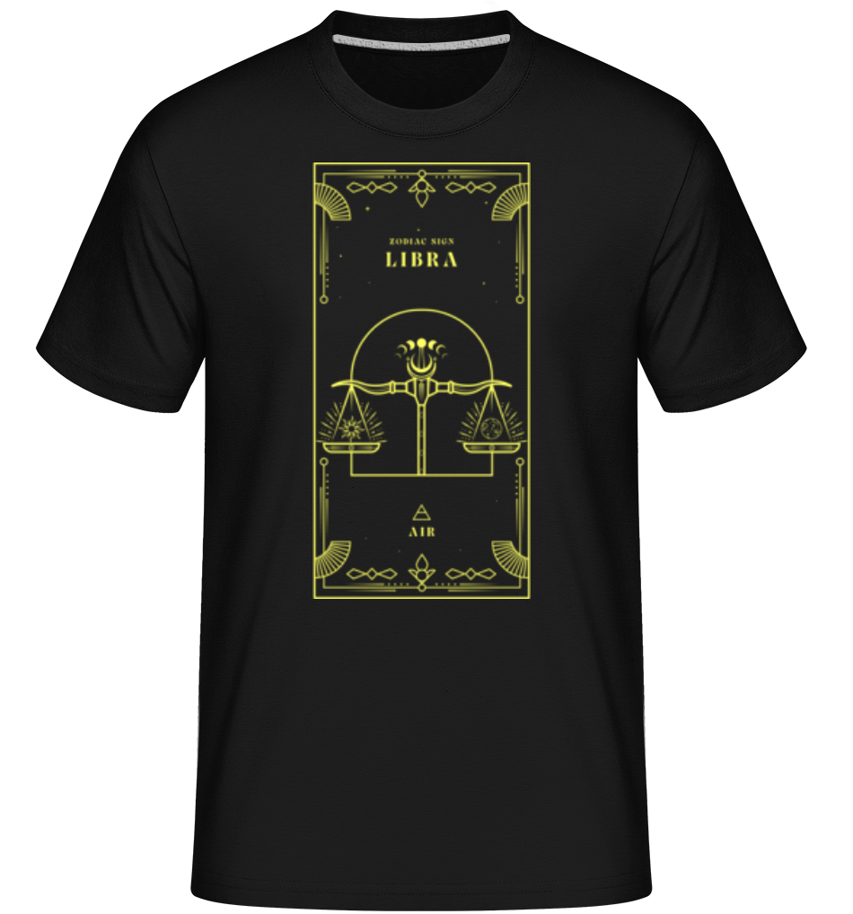 Art Deco Zodiac Sign Libra ·  T-Shirt Shirtinator homme
