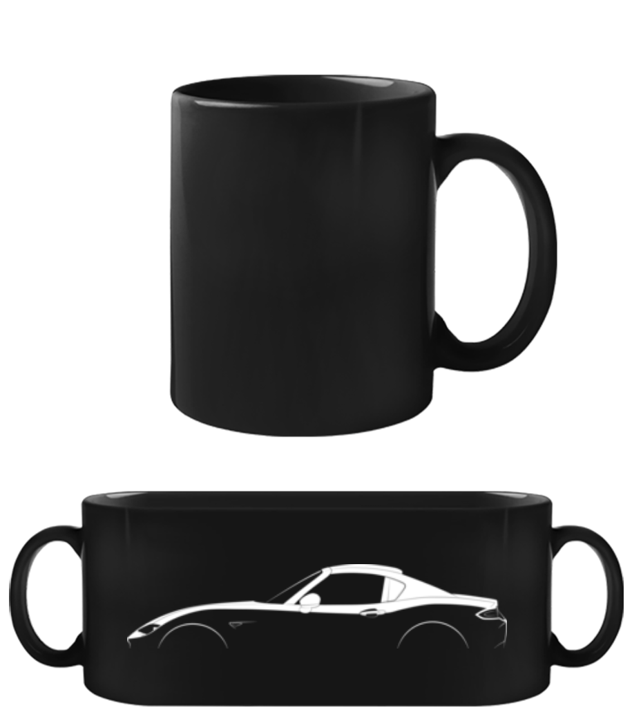 'Mazda MX-5 Miata RF ND' Silhouette · Tasse Noire