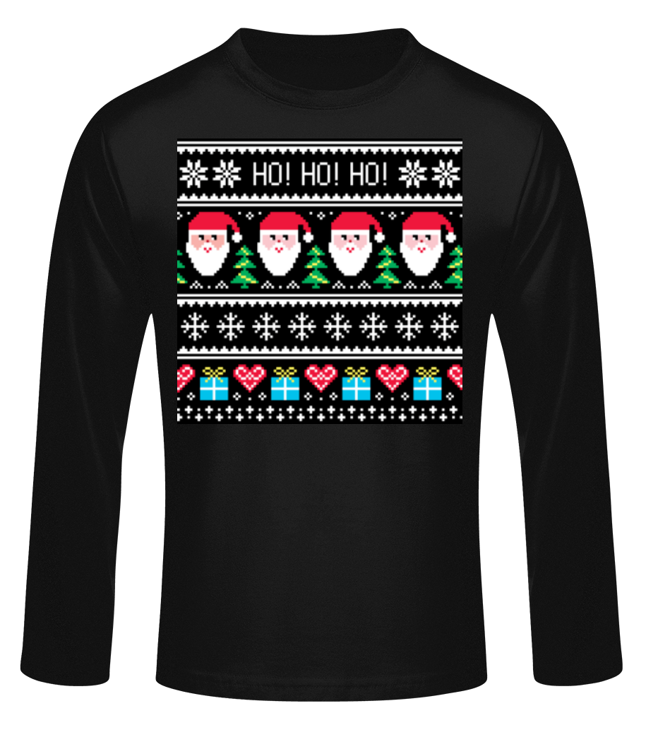Ugly Ho Ho Ho · T-shirt à manches longues standard Homme