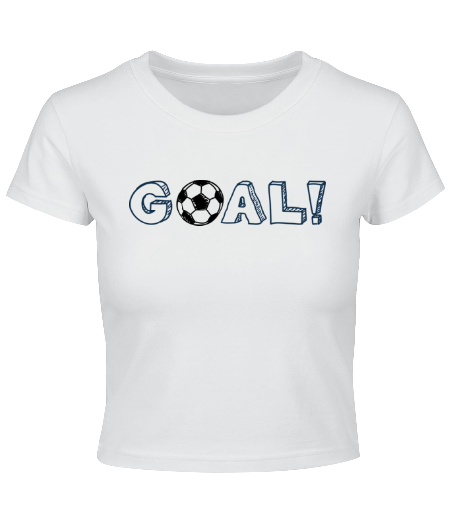 Football Goal Logo · Crop top
