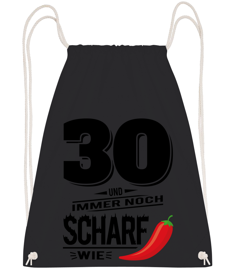 30 Und Scharf Wie Chili · Turnbeutel
