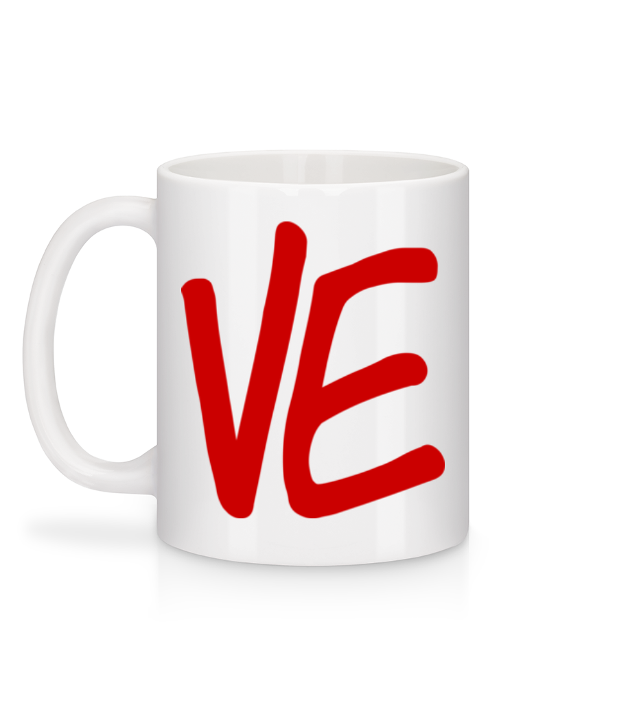 Aperçu: VE - Mug en céramique blanc - Blanc - Derrière